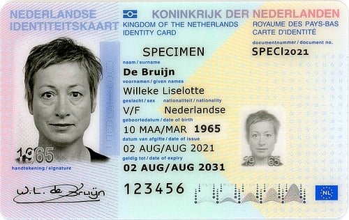 Carte de identitate olandeză